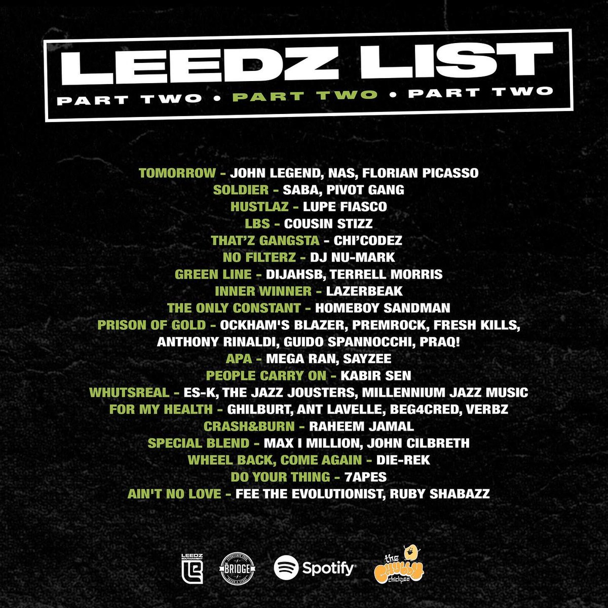 leedzedu's tweet photo. New music added to the Leedz List 🎧 https://t.co/FgSJT3bGpH https://t.co/4GLbRXuMdo