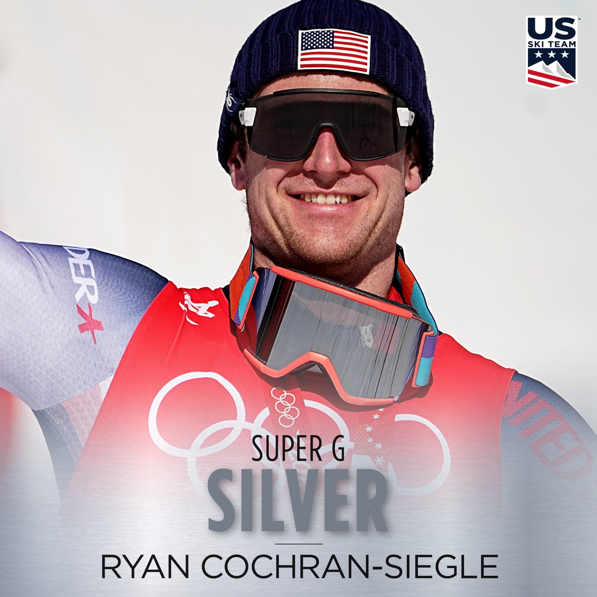 Keeping that Skiing Cochran’s legacy alive. 🤩 Fifty years after his mother Barbara-Ann won Olympic gold, RCS wins super-G silver at the 2022 #WinterOlympics. 

Ya love to see it. 🏆 
#olympics