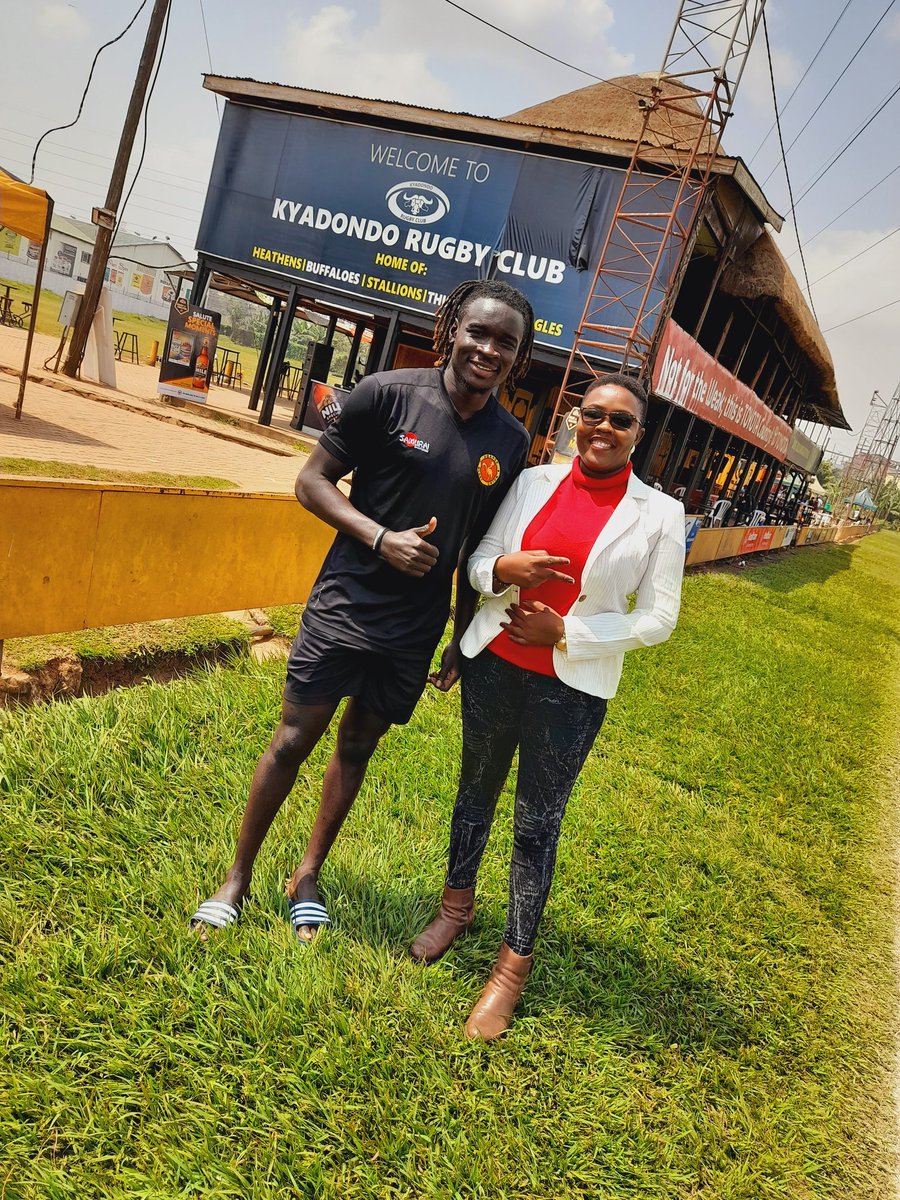 AdongSarah5's tweet photo. @OfoyrwothAaron @OteroClaude these two guys made my laugh my ribs of today at Kyadondo Rugby club 😋😀👌. 
Meanwhile the boys are preparing for international engagements like Commonwealth games etc.
@HeathensRFC @ArnoldMananu @UgandaRugby @Michealrach https://t.co/kObfpwzo1k