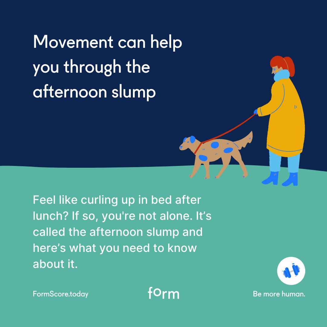 FormScore's tweet image. If you struggle to fit an afternoon nap into your schedule, you can always turn to some form of movement to shake off the afternoon slump. 

📒 Find out more here: ow.ly/jsIq50Hz4nO 
💼 To get these tips for your team visit #FormScore for Teams at ow.ly/T3NT50Hz4nN