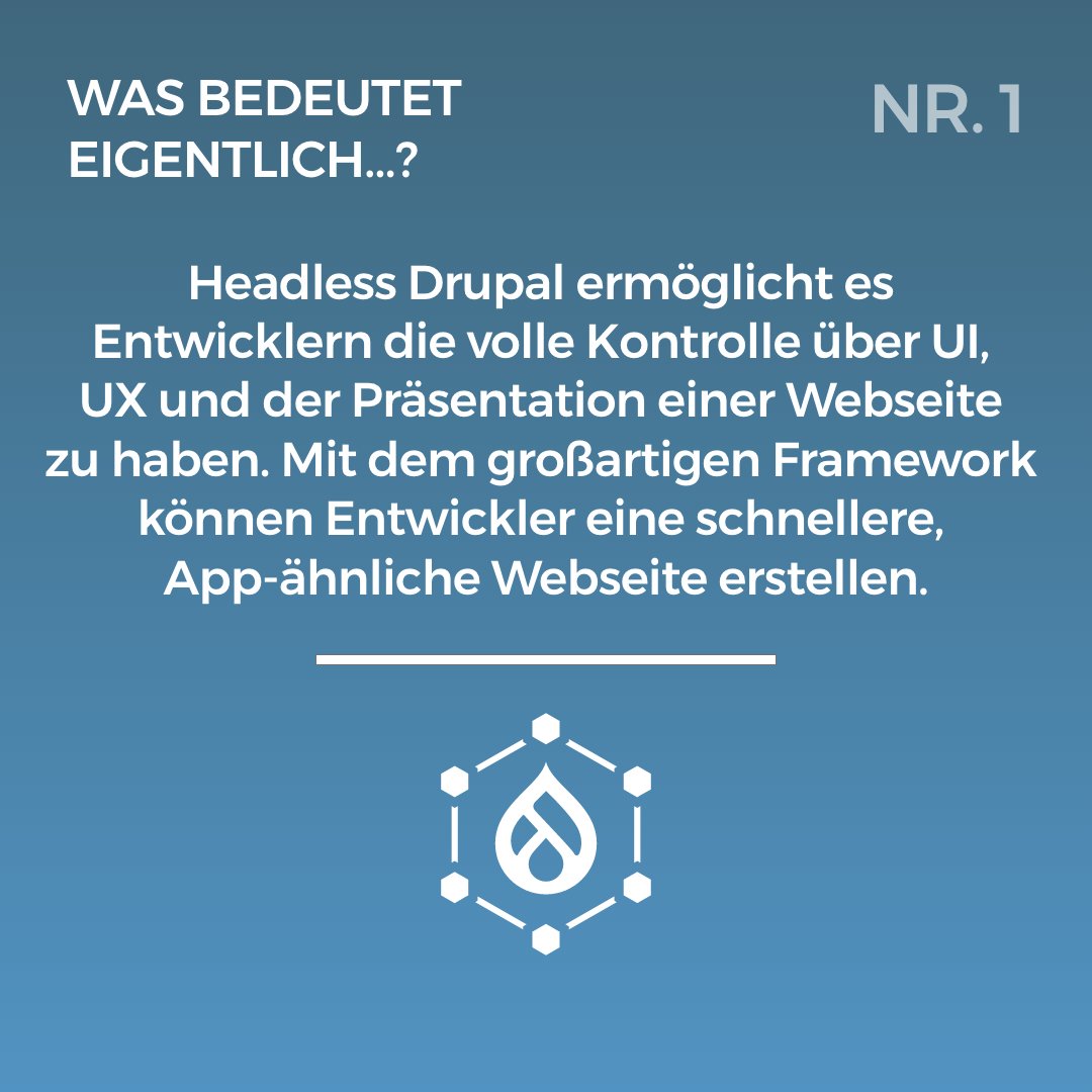 progressive_de's tweet photo. Was bedeutet eigentlich "Headless CMS"? Das erfahrt ihr hier.☝ #ux #uxdesign #webdeisgn #DigitalTuesday https://t.co/GYFKylxgxM