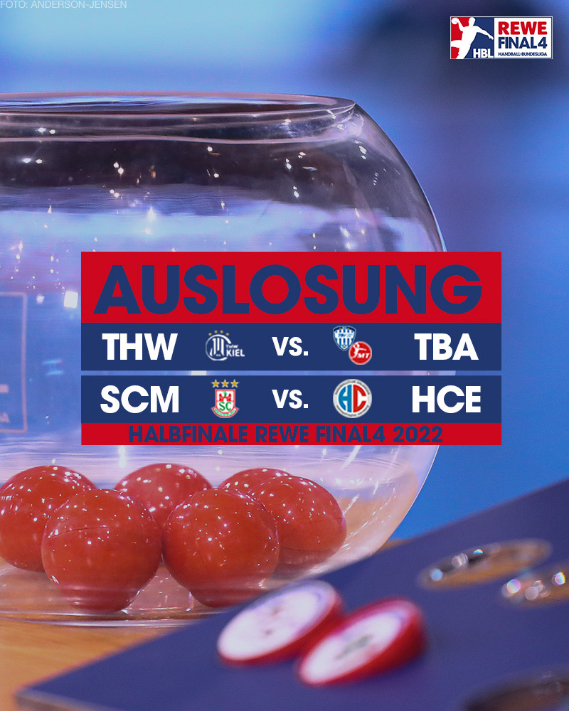 Draw for the semifinals of the German Cup.
#handball #DHBPokal