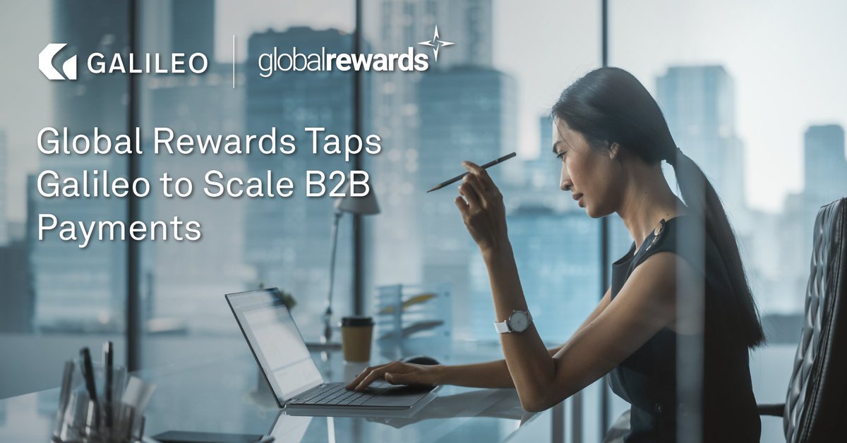 Global Rewards is tapping Galileo to scale its #b2bpayments business--in a fast-growing market poised to hit nearly $2 trillion by 2028. Learn more about Global Rewards commercial #Mastercard products and the technology behind them. bwnews.pr/3sjadKY #financialservices
