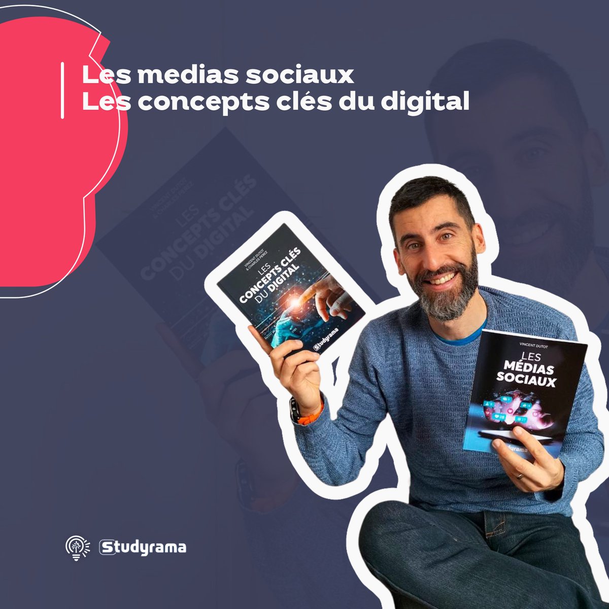 Retrouvez les deux derniers livres publiés aux éditions <a href="/studyrama/">Studyrama</a> de Pr. Vincent Dutot pour en savoir plus sur le digital et les medias sociaux 💻 sur lnkd.in/g_EqdPkj !

#livre #studyrama #digital #marketing #mediasociaux #reseauxsociaux #tips