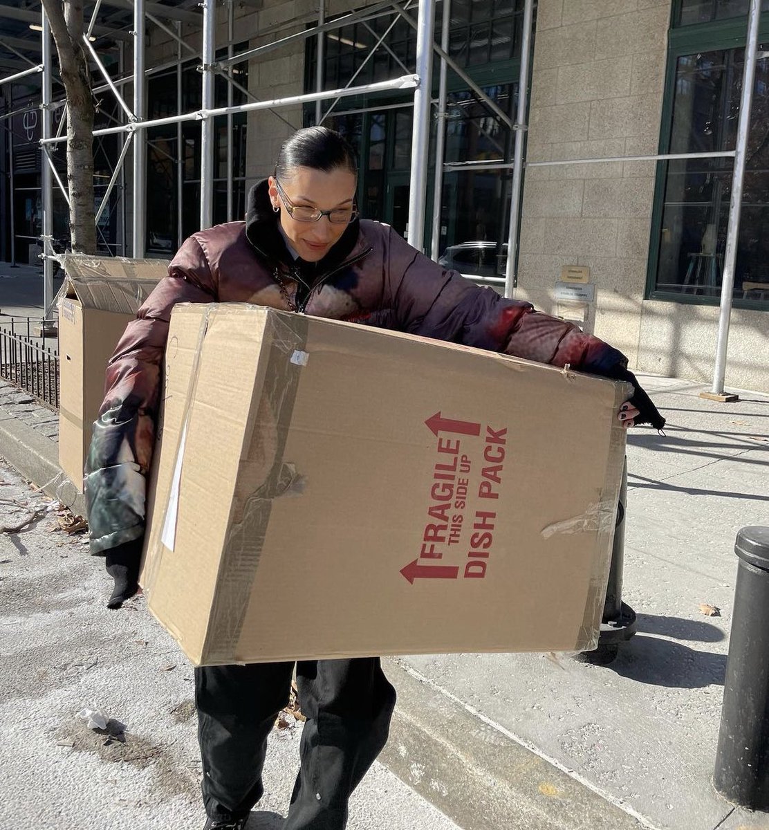 fully thought this pic of bella hadid was ruth bader ginsburg