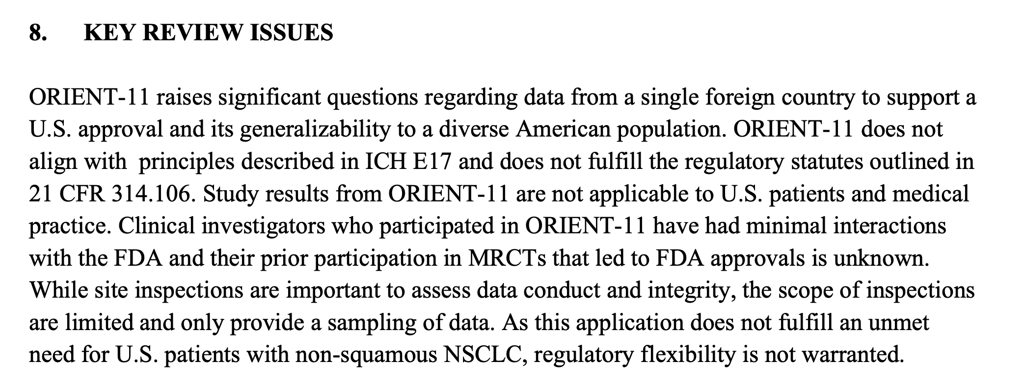 FDA Panels on Twitter: "Key excerpts of #FDA's briefing document for  #sintilimab suggest broader regulatory applicability. FDA briefing document  https://t.co/3dabfjaP1O Draft voting question https://t.co/6qW8xpiP3U All  materials, including link to ...