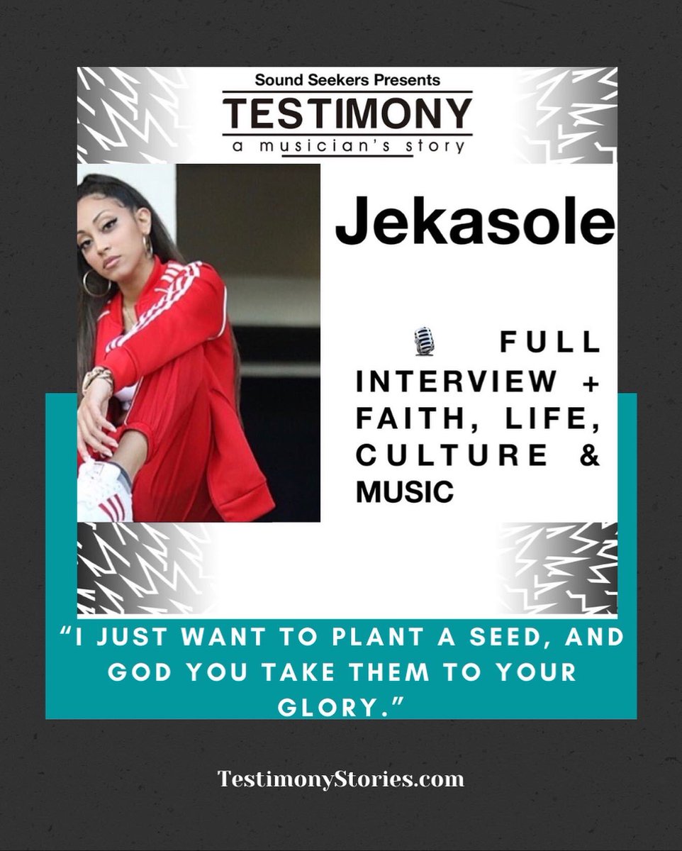 MusiciansStory's tweet photo. @jekagotsole testimony interview.

Listen/watch the full #interview on all #podcast platforms, and #YouTube. #read the #blog on our site. Link in bio. https://t.co/1lJXXBnpVv