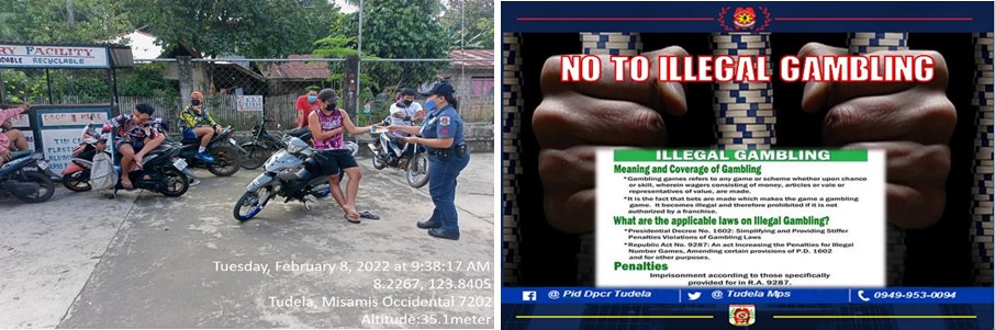 TudelaMps's tweet photo. PSSg Rhea Joie T. Cabigas, Asst. MCAS under the direct supervision of PLT DENNIS M OCHE, OIC of Tudela MPS, and distributed flyers on No to illegal gambling and disbandment of the Private Arm Group  to the seven (7) SK of Barangay Pan-ay Diot, Tudela Misamis Occidental. https://t.co/EJ4jhPq8zT