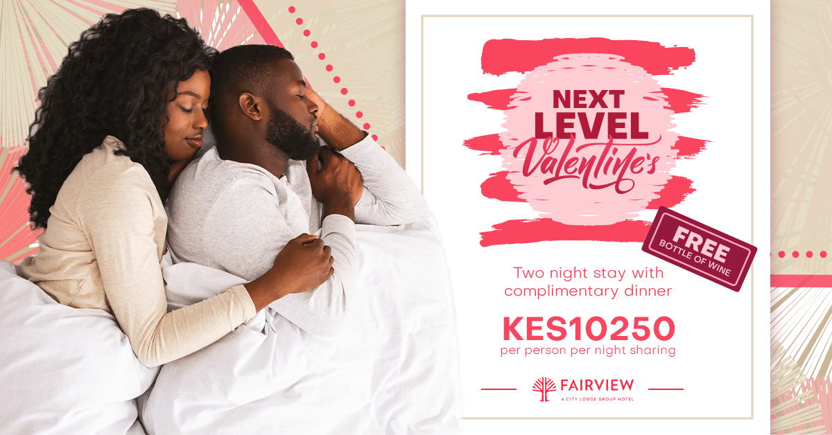 fairview_hotel's tweet photo. Love is in the air! To celebrate Valentine's Day, we're adding a complimentary dinner to all two night stays between 11 and 14 February - starting from just KES10,250 per person per night sharing. Book now by contacting us through WhatsApp: https://t.co/wk4CFKARJb https://t.co/AS8zFY3zyM