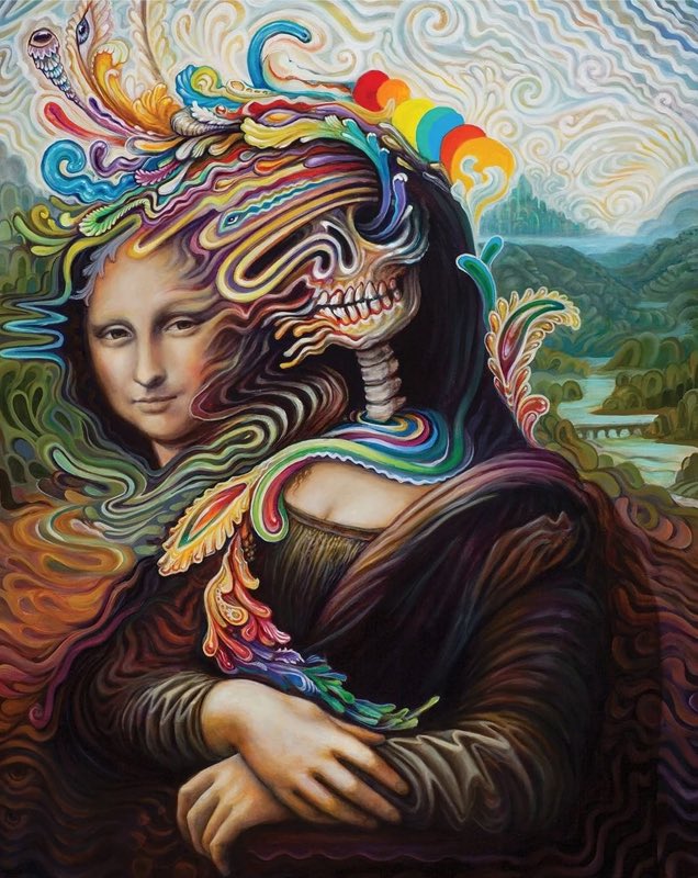 ‘Melty Lisa’ collab with <a href="/MrMeltyart/">Mr. Melty</a> <a href="/randalart/">randal roberts</a> and me #psychedelicart