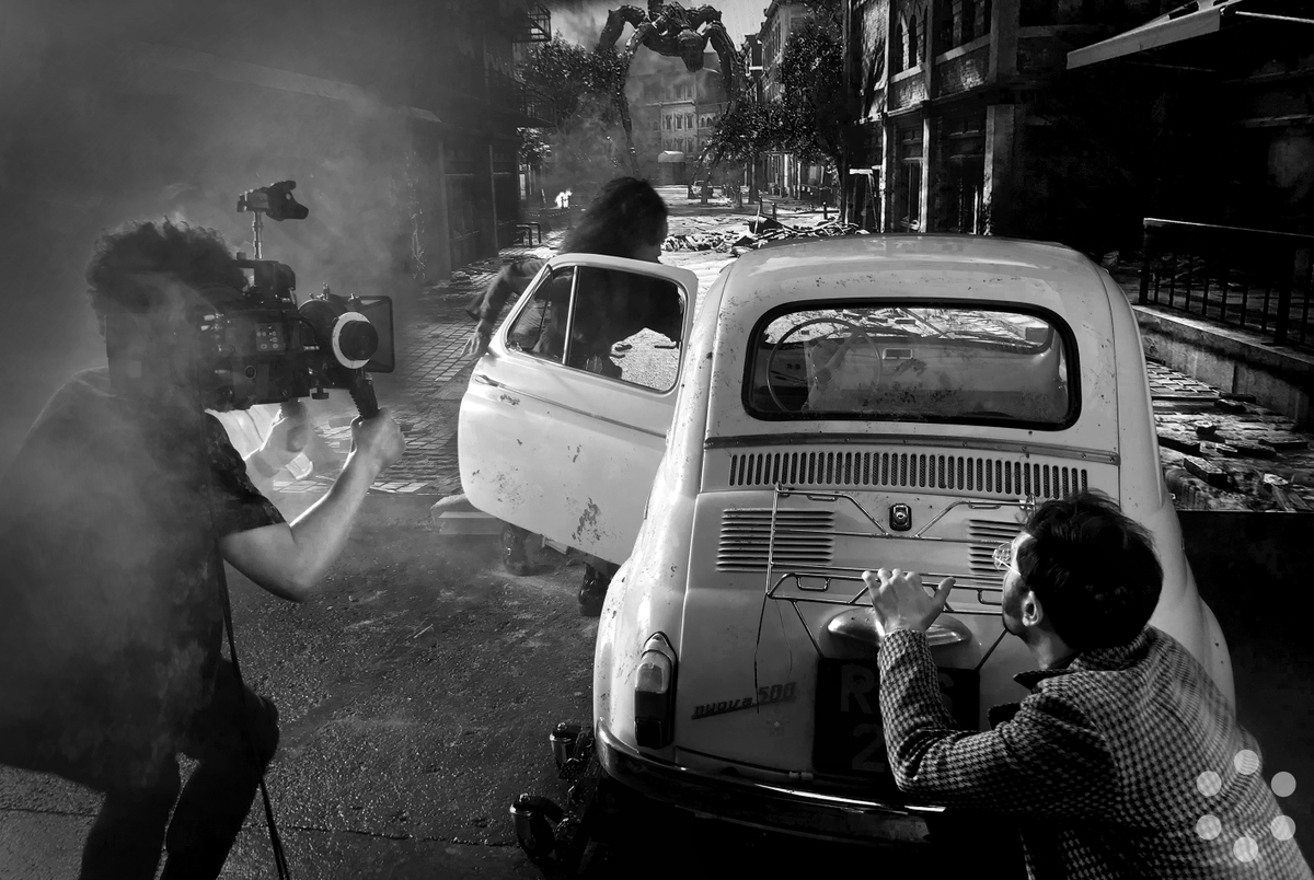 Yes. It is a Super 16 camera only meters away from an extraterrestrial monster!.. Or another day in the life of filmmakers.
We'll be releasing our film 'A Bad Day To Propose' on Valentine’s day - watch out our YouTube channel on Monday!