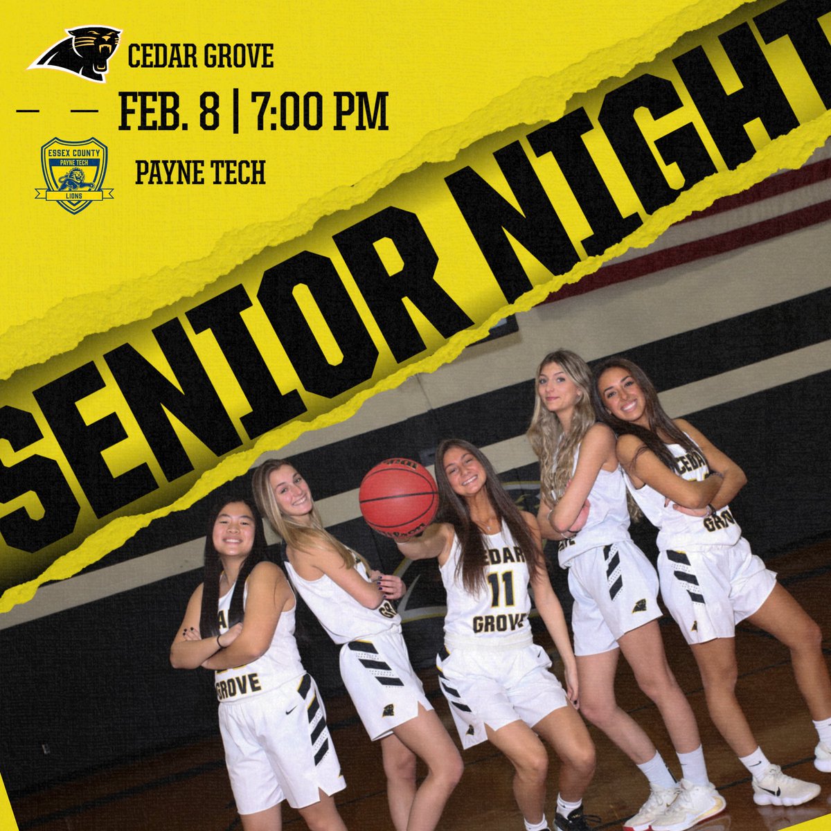 Come out and support our Girls 🏀 tonight for Senior Night at 7pm against Payne Tech HS! #LetsGoPanthers