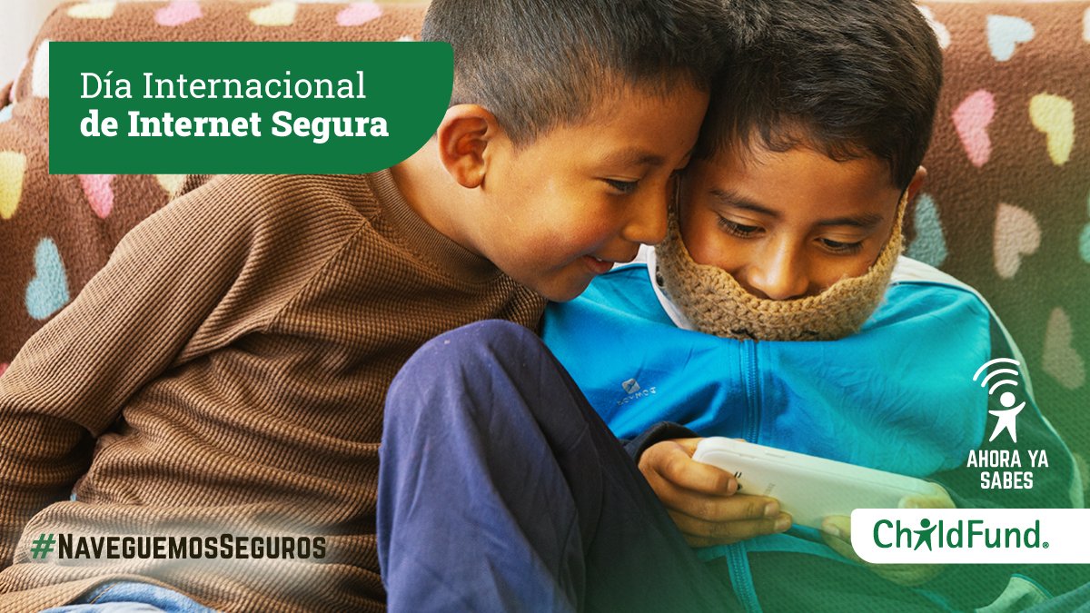 ChildFundEc's tweet photo. En el Día Internacional de Internet Segura afianzamos nuestro compromiso para proteger a niñas, niños y adolescentes no solo físicamente, sino también digitalmente a través de nuestra iniciativa #NaveguemosSeguros 

#ChildFundEcuador https://t.co/ojCtmtvNAg