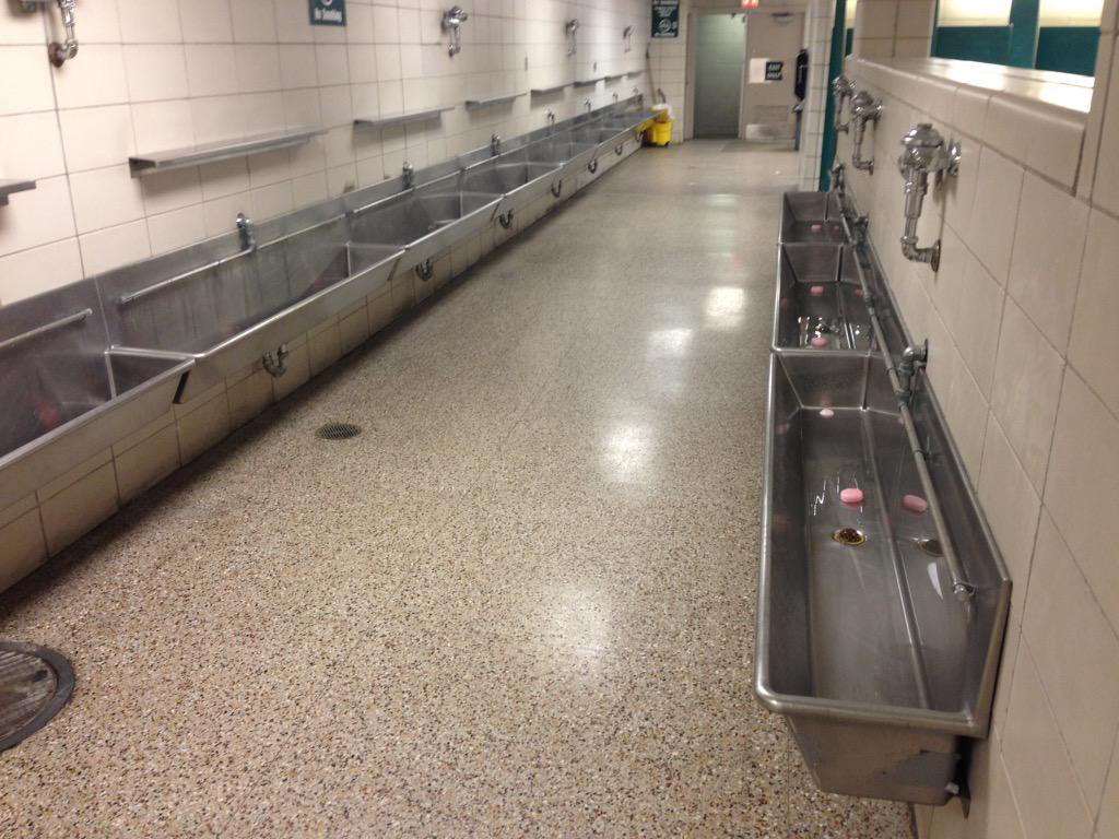 PrazMaster's tweet photo. Remove every urinal from the men’s rooms and make these once again the only option for bleeding the lizard. #TroughLife https://t.co/M1J7nq76nH