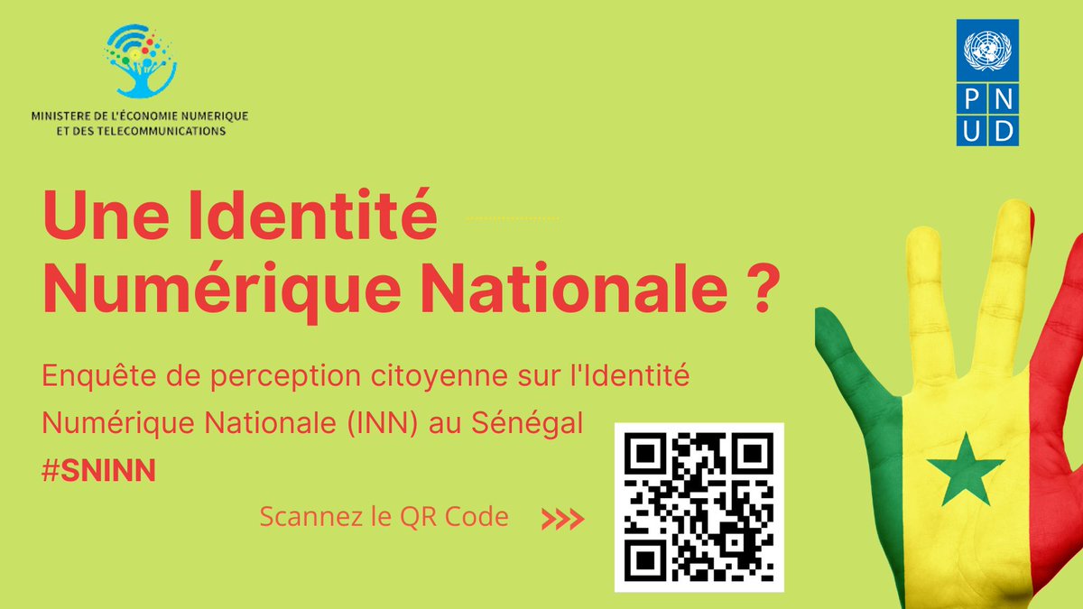 PagnumSenegal's tweet photo. #SaferInternetDay En cette journée mondiale pour un Internet plus sûr, n'oubliez pas de donner votre avis sur l'Identité Numérique Nationale au Sénégal 🇸🇳 #SNINN
➡️ https://t.co/BJFukKC74X

#SaferInternetDay2022  #SID2022 
#Senegal #SénégalNumérique #TeamSenegal https://t.co/Yw9voy42Yj