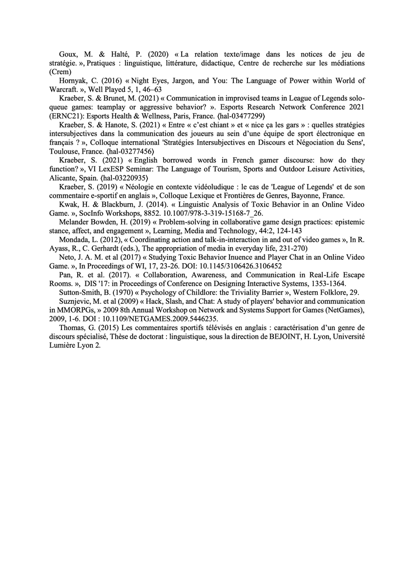 [AAC]
Appel à communication pour la journée d'étude "LudoLing" soutenue par l'Équipe A de @FoReLLIS_EA3816. 🎮🕹️