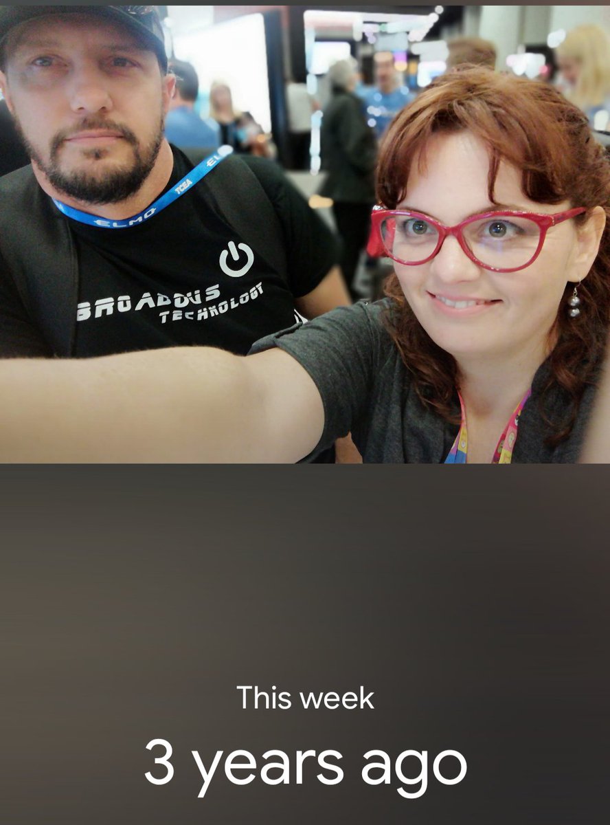 Hey <a href="/techguygary/">Gary A. Mitchell</a> look at us 3 years ago at #tcea ♥️. So glad to be back in person! #TCEA22 #TCEA2022