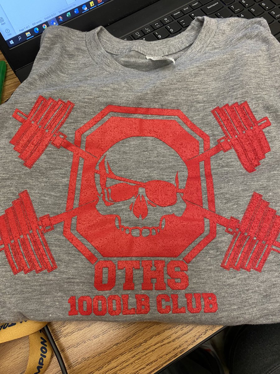 Shirts are here! Many of our student-athletes earned these from last semester. Congratulations to everyone for putting in the work!