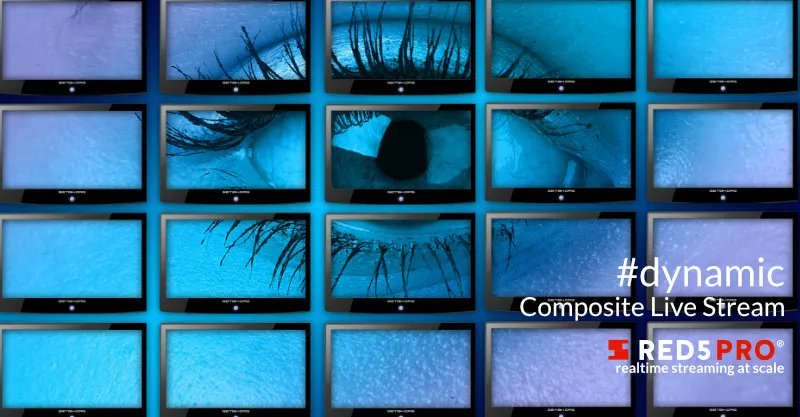 Red5Pro's tweet photo. Introducing dynamic composite live streams. What will you #stream? #livestreaming #Red5Pro  https://t.co/VRLkIVfpDJ https://t.co/7drjkfA4ab