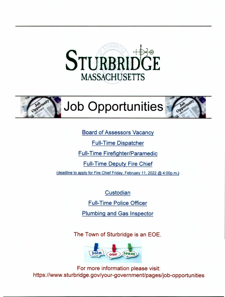 Sturbridge Administrator's Office tweet media