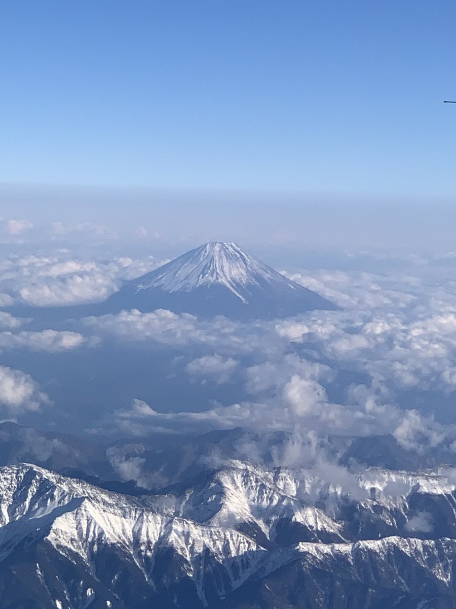 pip752's tweet photo. 富士山🗻よく見えた😆 https://t.co/gwEBggvoCU