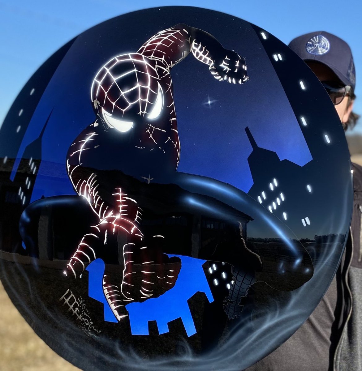 shieldmasterz's tweet photo. Spidey AF!!! Send in a custom design of your favorite superhero! #spiderman https://t.co/lYYzOyL4au
