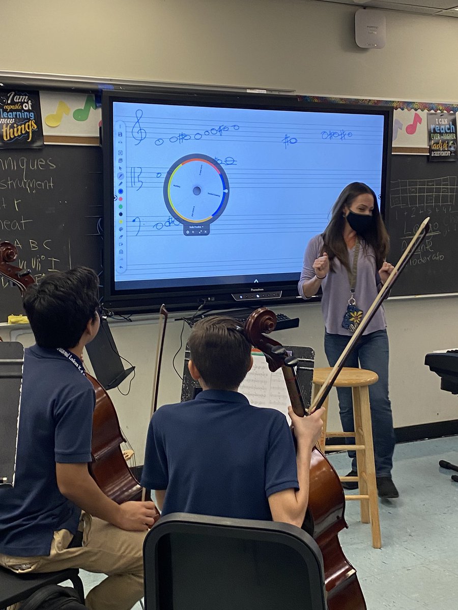 Spending the day <a href="/MiamiLakesK8/">Miami Lakes K-8</a> training teachers on their new <a href="/Promethean/">Promethean</a> panels! Ms. Cino is already applying her new knowledge! ✨@LearnPromethean <a href="/MDCPS/">Miami-Dade Schools</a> <a href="/MDCPSNorth/">M-DCPS North Region</a>