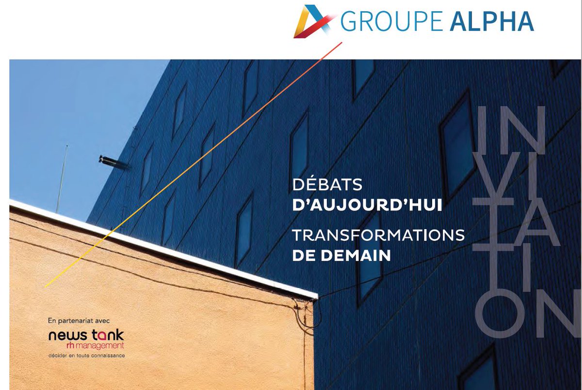 GroupeAlpha (@groupealpha) on Twitter photo #AlphaDébats #EVENT
#RDV pour la 2e édition des Débats d'aujourd'hui, Transformations de demain le 17/03 prochain.
Merci aux intervenants des 2 tables-rondes autour de Pierre Ferracci & d'<a href="/Estelle_Sauvat/">Estelle Sauvat</a> sur la #gouvernance & les #compétences
Inscription groupe-alpha.com/publications/d… #AlphaDébats #EVENT
#RDV pour la 2e édition des Débats d'aujourd'hui, Transformations de demain le 17/03 prochain.
Merci aux intervenants des 2 tables-rondes autour de Pierre Ferracci & d'<a href="/Estelle_Sauvat/">Estelle Sauvat</a> sur la #gouvernance & les #compétences
Inscription groupe-alpha.com/publications/d…