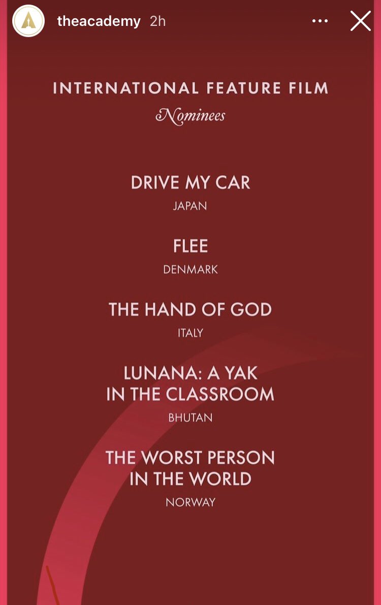#Bhutan #OscarNoms