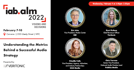 PublicisMedia's tweet photo. Looking to take your audio strategy to the next level? Tune in to tomorrow’s panel @iab #ALM22 where our SVP, National Audio Practice Lead Chris Yarusso will share his expertise on metrics, optimization, preservation and more 🎧
Register here: https://t.co/ZkG7FhkvOd https://t.co/7agIXVFvSs