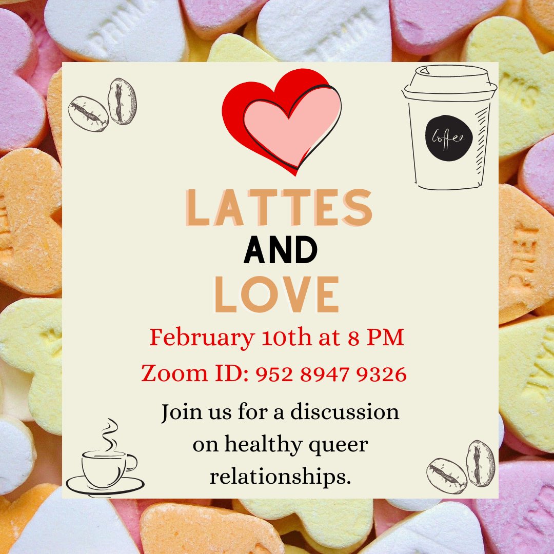Join us and <a href="/utc_csw/">Center for Student Wellbeing</a> for a conversation around healthy queer relationship. The first 24 in attendance will receive a $5 Starbucks voucher and travel coffee cup ☕️ the event will be Thursday at 8pm on Zoom (mtg id: 952 8947 9326) #utchattanooga