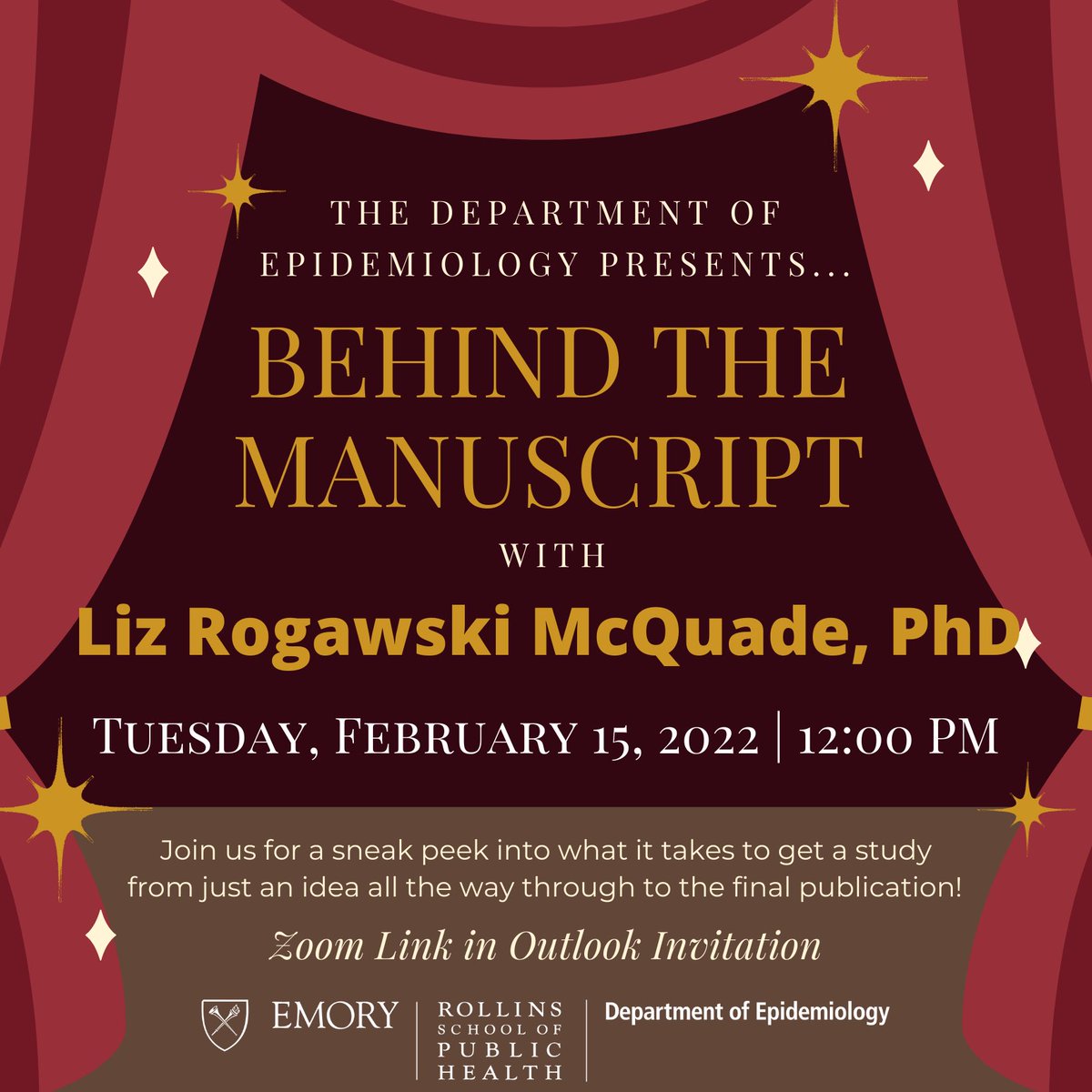 Emory Epidemiology (@emoryepi) on Twitter photo Join us Tuesday, Feb 15 at 12:00 PM ET for a discussion with <a href="/EmoryEPI/">Emory Epidemiology</a> faculty, Dr. Liz Rogawski McQuade (<a href="/RogawskiMcQuade/">Liz Rogawski McQuade</a>) about her manuscript: Impact of Low-Cost Point-of-Use Water Treatment Technologies on Enteric Infections & Growth among Children in Limpopo, South Africa Join us Tuesday, Feb 15 at 12:00 PM ET for a discussion with <a href="/EmoryEPI/">Emory Epidemiology</a> faculty, Dr. Liz Rogawski McQuade (<a href="/RogawskiMcQuade/">Liz Rogawski McQuade</a>) about her manuscript: Impact of Low-Cost Point-of-Use Water Treatment Technologies on Enteric Infections & Growth among Children in Limpopo, South Africa