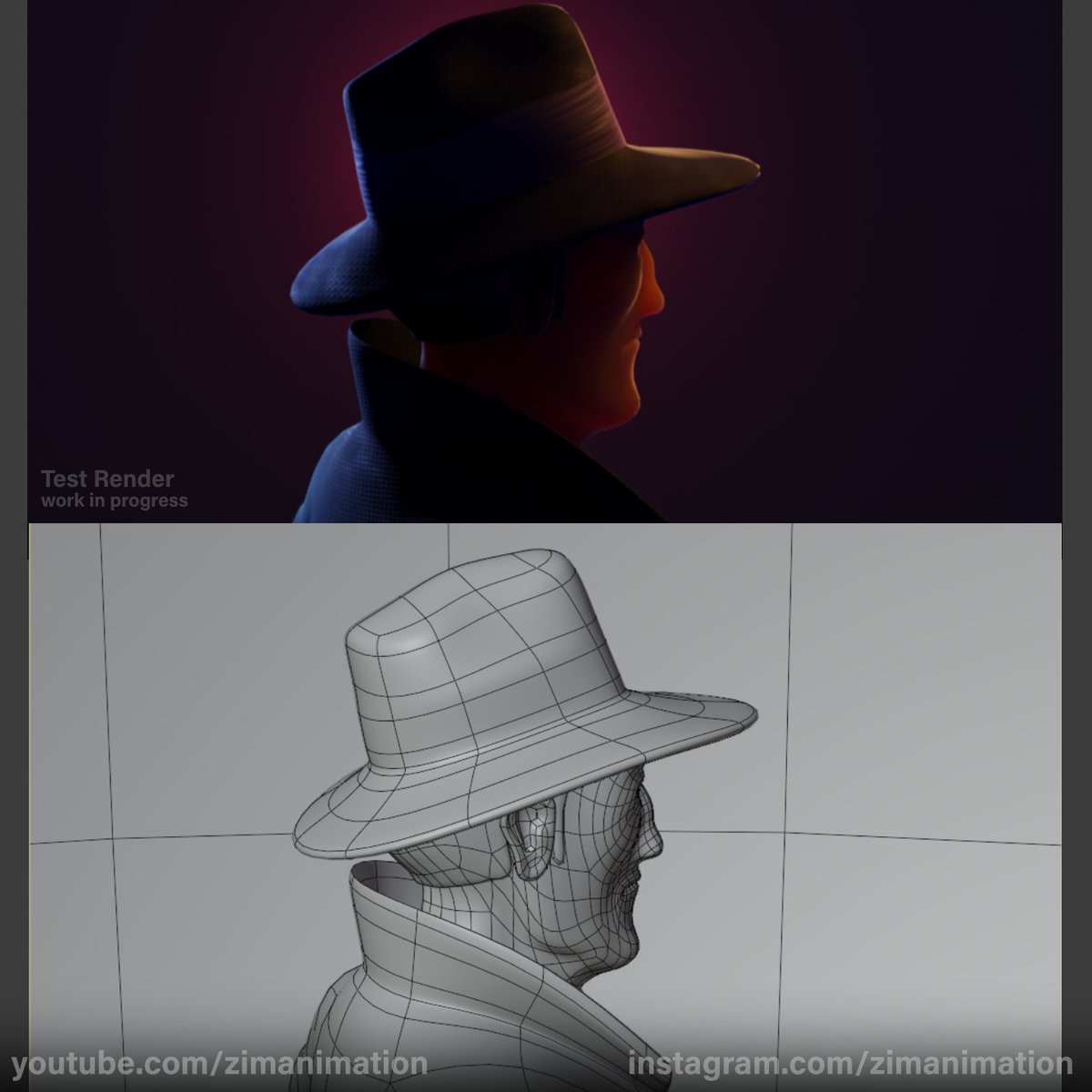 ZimAnimation's tweet photo. Batman #3Danimation Intro Remake : Project Update
Batman needs some baddies to beatup...here is one of the thug models + test render.

#Batman https://t.co/Sfuw59UhO7