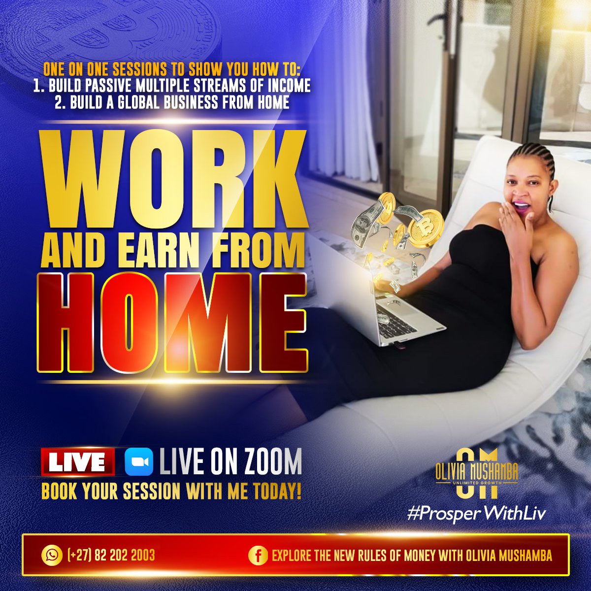 ProsperWithLiv's tweet photo. I Wake Up, Dress Up And Have Zoom Meetings From Home💯

I Help People Build Multiple Passive Income Streams From Home✔️

I Help People Build A Global Business From Home✔️

I Help ORDINARY People Make EXTRA ORDINARY Income✔️ https://t.co/Ez1WhIzwnp