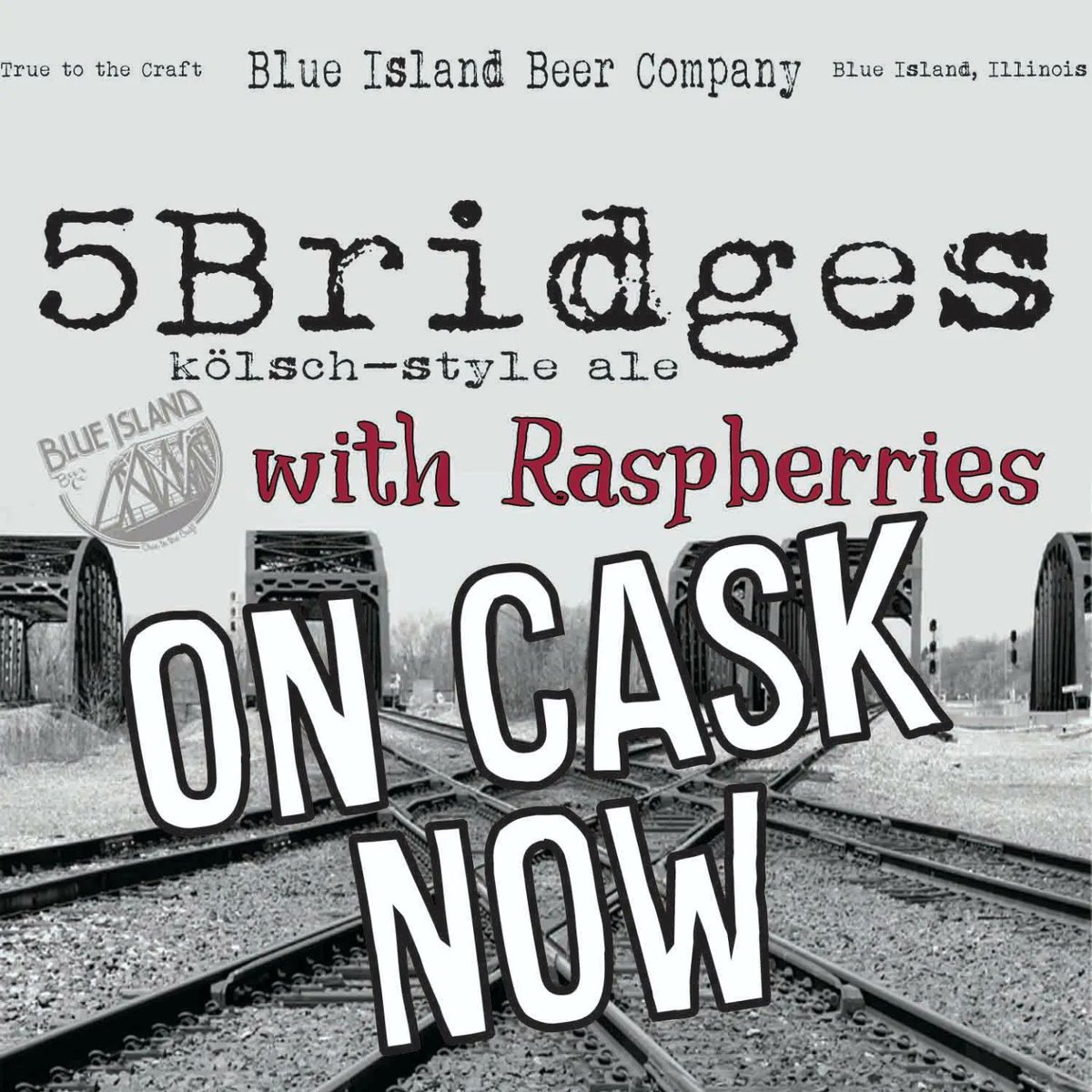 BlueIslandBC's tweet photo. Take advantage of $1 off Tuesday and take the new cask for a test drive.

10# raspberries in 10 gal of 5 Bridges makes this cask pop with real raspberry flavor!

#realale #caskbeer #firkinitup #dollarofftuesday #craftbeer #maderighthere #truetothecraft #oldewesternave #blueisland https://t.co/Fspd6Nn9g8