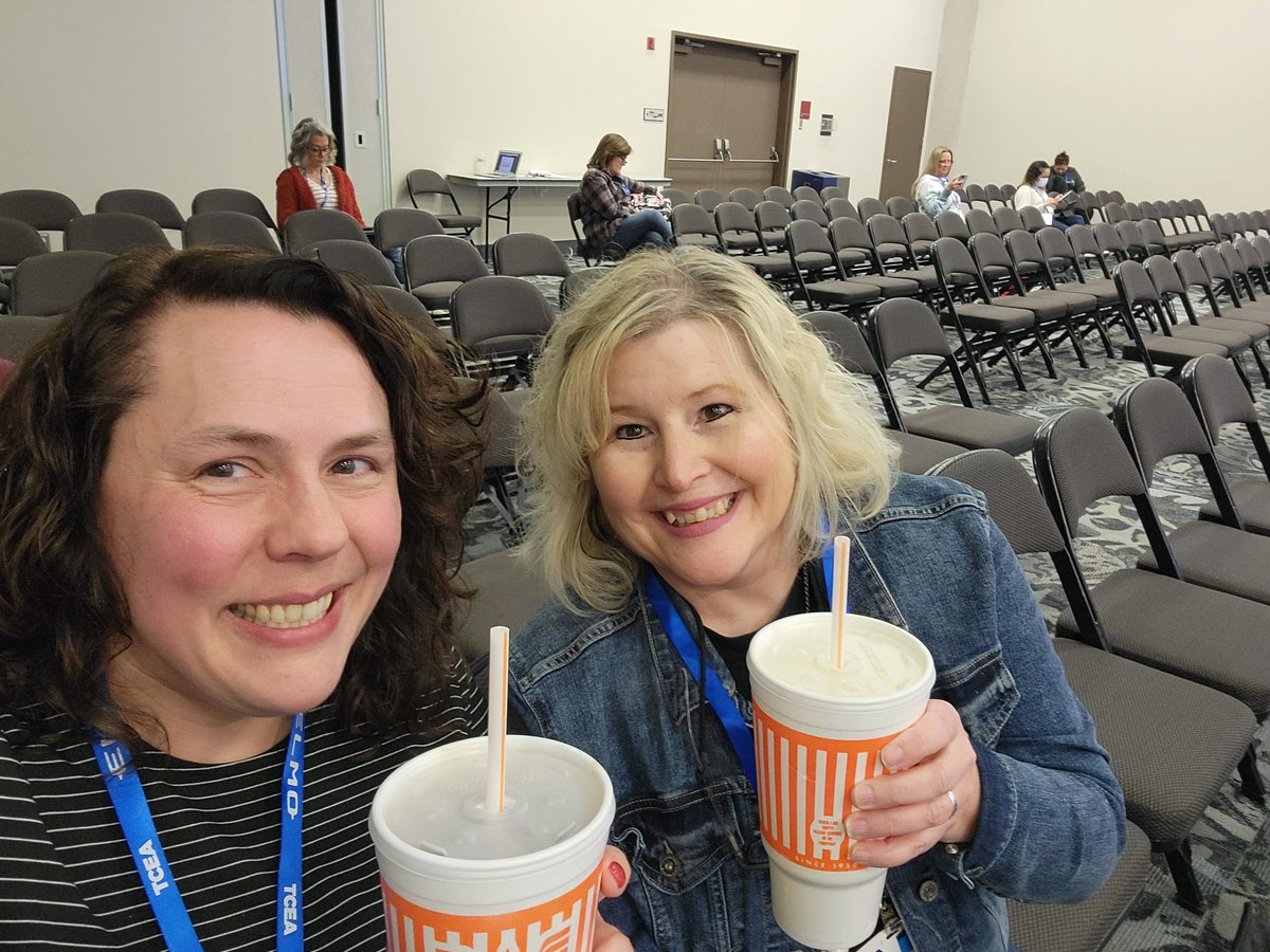 #TCEA22, @Whataburger, and waiting for the next session with @SteinbrinkLaura... what could be better? 

Oh, if @Isham_Literacy joined us! #4OCFPLN