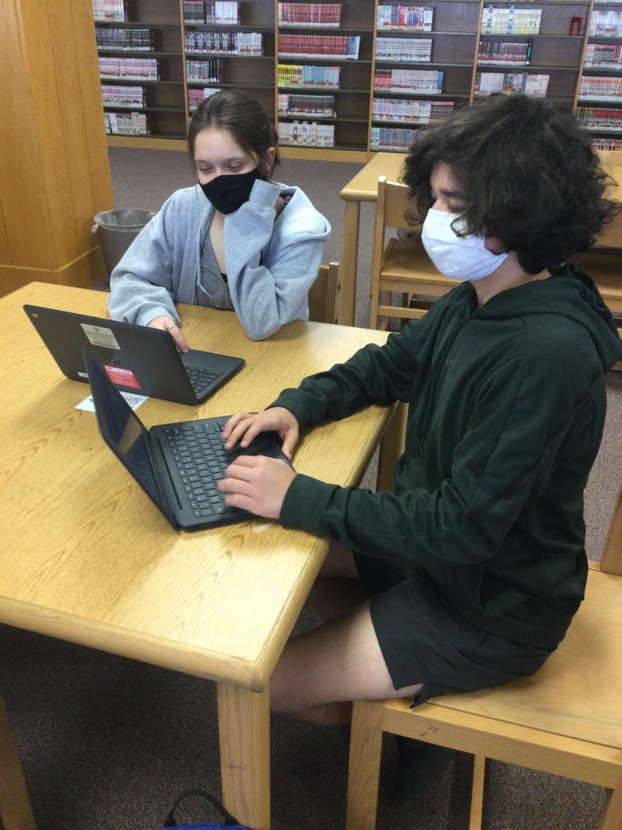 #inquiry is not linear; it requires persistence &amp; curiosity. TY to ISA's Ms. Pena &amp; her ENG I Honors Ss for visiting the library to research &amp; build an #inquiry mindset! <a href="/ISA_Globies/">ISA Globies</a> <a href="/leeneisd/">LEE VOLUNTEERS</a> <a href="/NEISDLibrary/">NEISD Library Srvcs.</a>