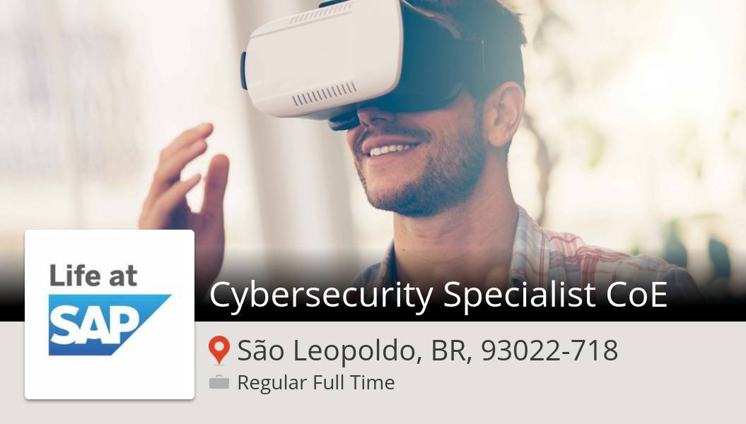 Cybersecurity #Specialist CoE (#SãoLeopoldoBR93022718)  #emprego #JobsAtSAP workfor.us/lifeatsap/pj2y…