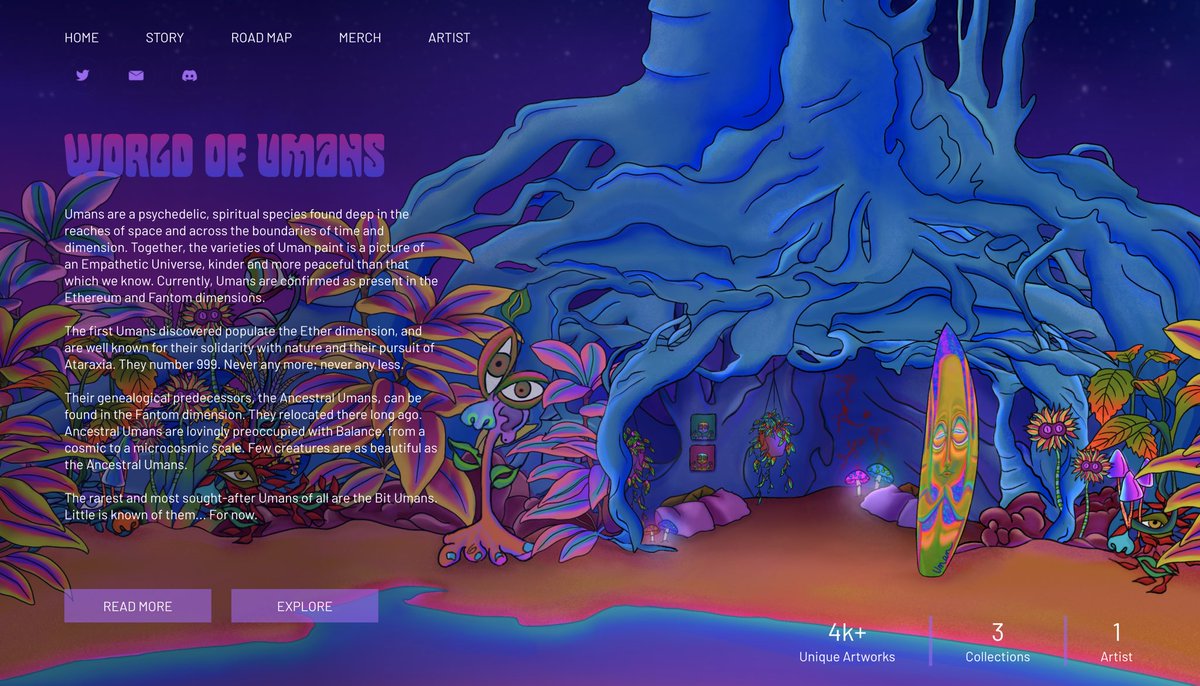 worldofumans's tweet photo. The NEW 🔸World of Umans🔸web page is LIVE! I hope you like it 💟

https://t.co/88cc8w4Ss4 
Let the flow of life be in charge ✌️ https://t.co/j41gUPv3b3