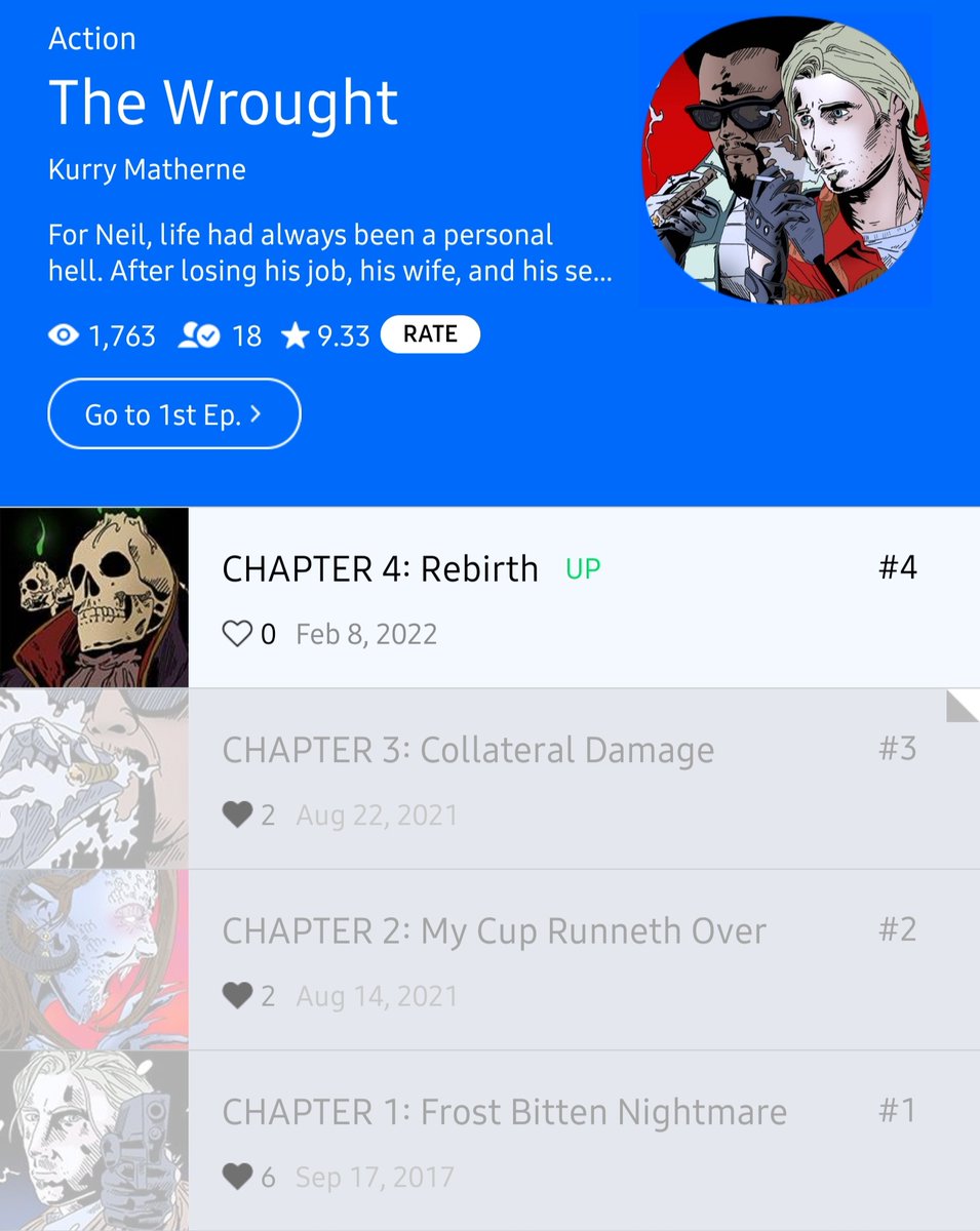 TheWroughtComic's tweet photo. Issue 4 is now available on Webtoon!
https://t.co/MYQwIFs7rO
#comics #wrough #artwork https://t.co/DOPNJUcHsq
