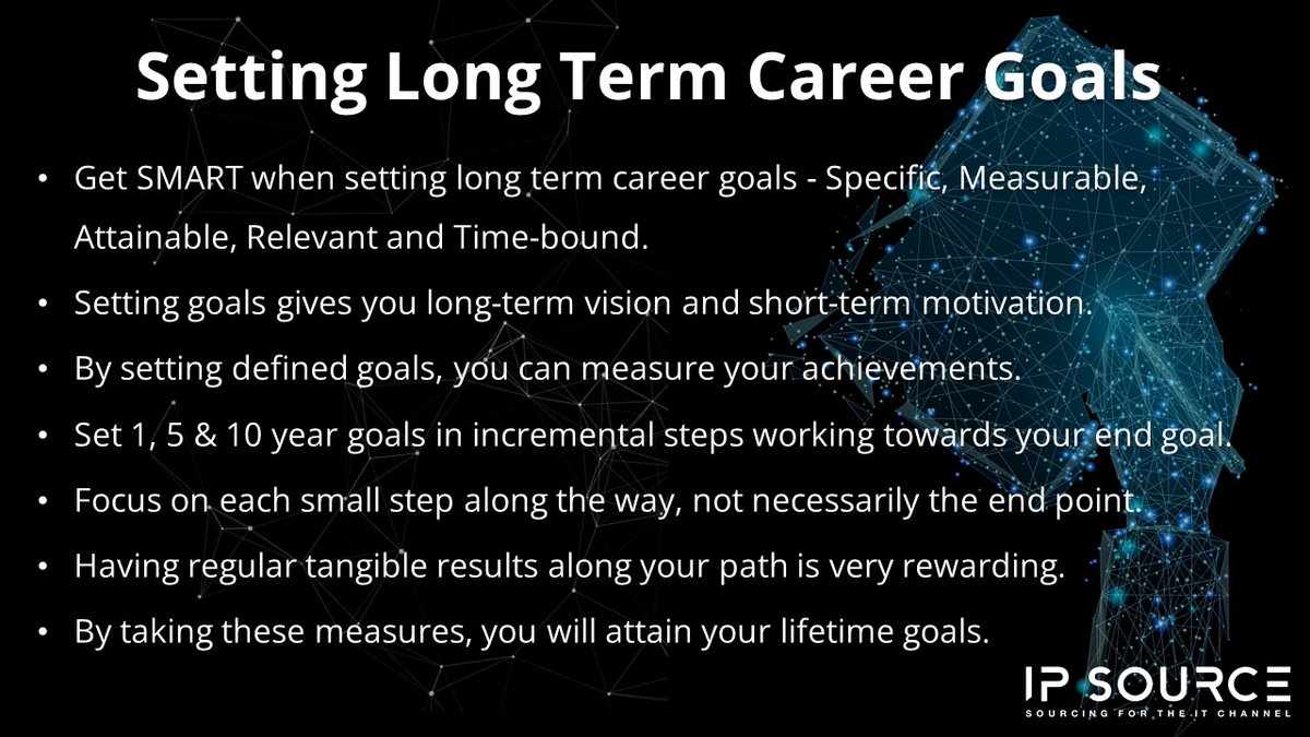 Setting small targets along the path towards a long term career goal will help you to notice your progress in incremental steps. #recruitment #career #careergoals