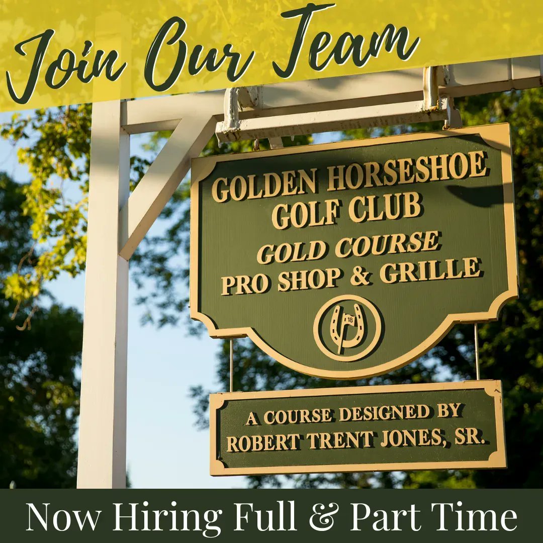 Join our team! Voted the #1 Friendliest Golf Staff in the country by GolfAdvisor. Positions open for Outside Customer Services, Grounds &amp; Maintenance Crew, Beverage Cart Driver and more. Click link for more info: buff.ly/3wyZyNN