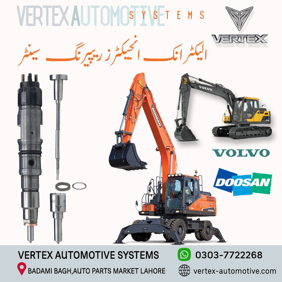 systems_vertex's tweet photo. #Dosaan #InjectorRepairingLabInLahore #VertexInjectorRepairingLabInLahore #perkins #mining #earthmovers #alatberat #excavation #volvoexcavator #komatsuexcavator #constructionequipment #machinery #hafriyat #hyundaiexcavator #yanmar #atlas #digger #quarrying #volvotrucks #QGvsLQ https://t.co/xS4eUIKjFc