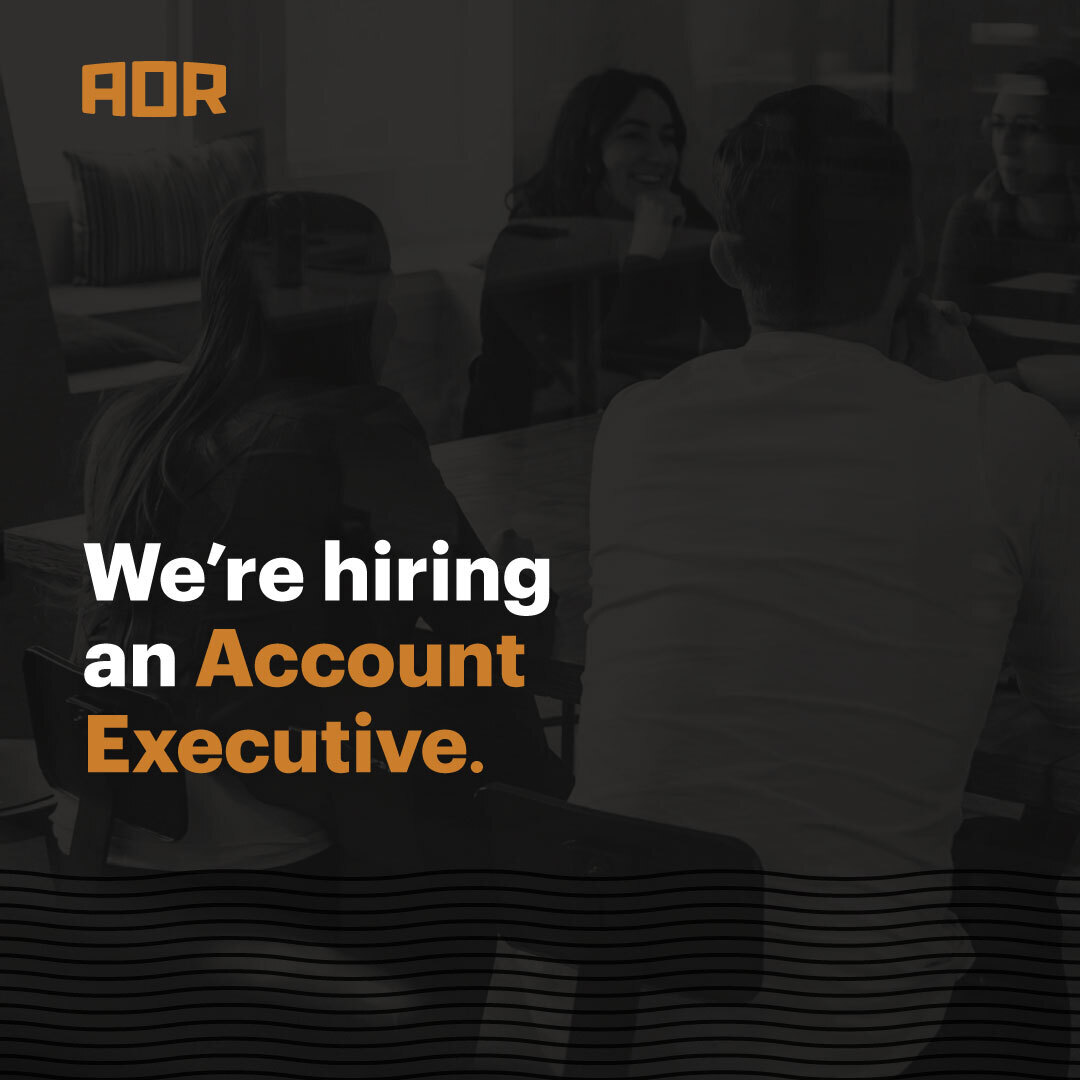 Hey AEs! AOR is hiring. Hit the link below to learn more about what we’re looking for and then hit us with your application. thinkaor.com/careers

#PeopleFirstByDesign #ThinkAOR #AccountExecutiveJobs #AdAgencyJobs #AccountExecutive #ColoradoJobs #DenverAdvertisingJobs
