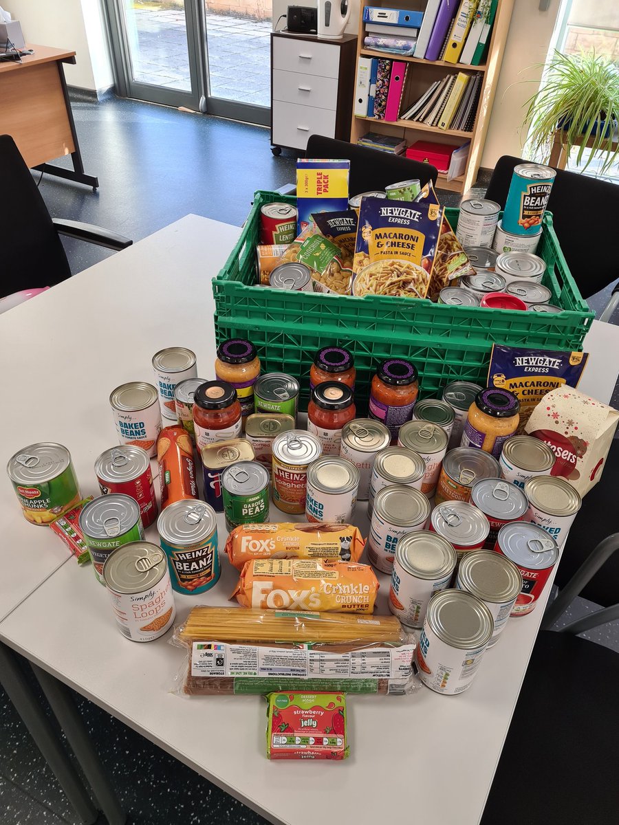 Dukes_AEN's tweet photo. AEN Team had small  collection from staff for Wansbeck Valley Food Bank.  We are always happy to help out when we can. https://t.co/tSCVCsCvkL