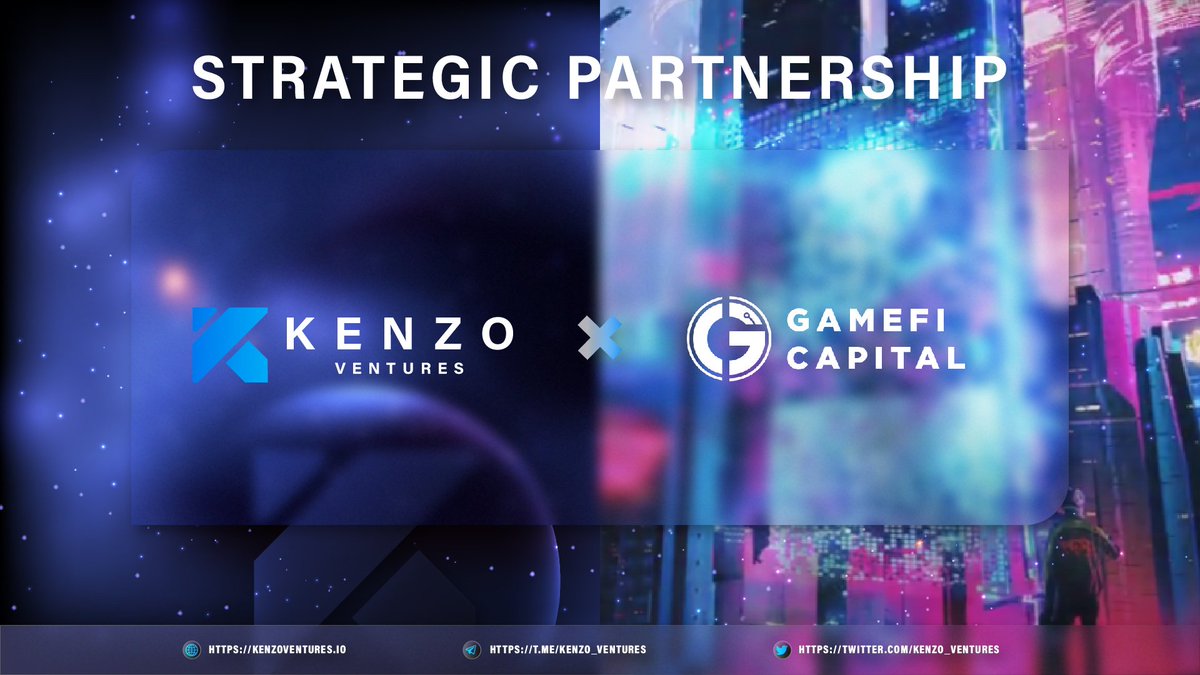 PARTNERSHIP ANNOUNCEMENT 💫

Today we are also happy to announce that we started a new strategic  partnership with @gameficapital 🎉

Aims to support the future of #GameFi and be the prime mover for the adaptation of #Blockchain technology....