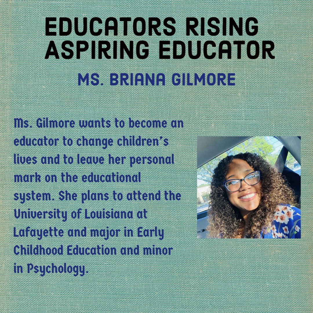 satellitecenter's tweet photo. Educators Rising develops the next generation of professional educators. We are celebrating @EducatorsRising Week by introducing our Aspiring Educators. Meet our first four aspiring educators. #GrowYourOwn #EdRisingWeek2022 @EdRisingLa https://t.co/qCDabiUbZl