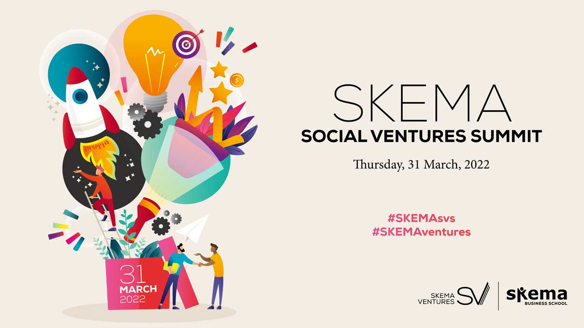 SKEMA_BS's tweet photo. [EVENT] Registration is now open for the SKEMA Social Ventures Summit! On March 31, take part in this event dedicated to social innovation organised by #SKEMA &amp; @SKEMA_Ventures. It will be held at the Grand Paris campus &amp; also live-streamed. https://t.co/0ho7fiZ6HY #WeAreSKEMA https://t.co/NmaqLqPGU8