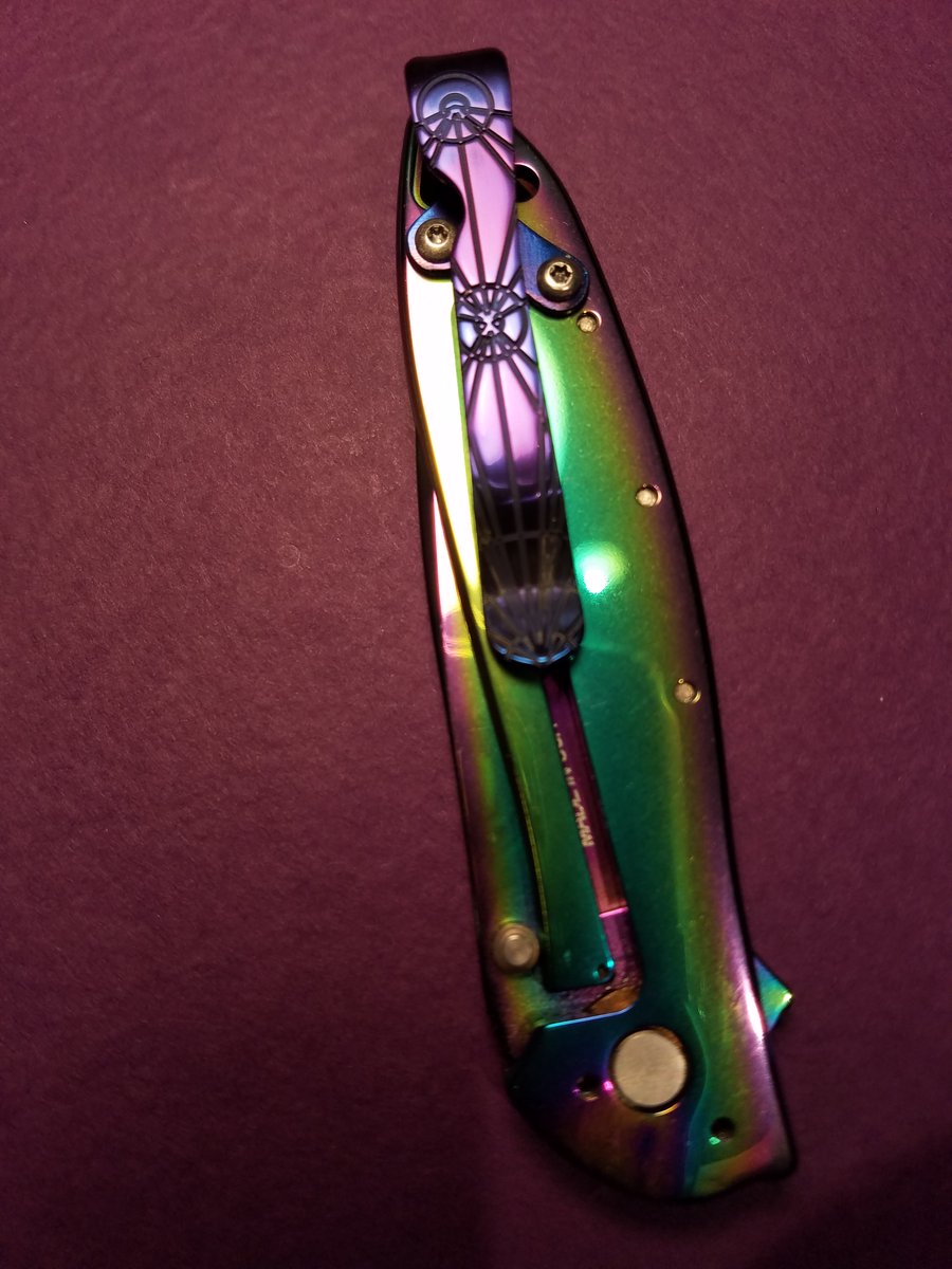 popscustomclips's tweet photo. @saajanMahamuni Please look at my collection called "10 Years in Titanium".  https://t.co/NiDC1avwCc  A photo record of my 10-year self-taught journey creating knife-art with titanium pocket clips.  $3K+ unlockable content. Artist story at https://t.co/BpRJwuY5Wl https://t.co/S3BVLytw2h