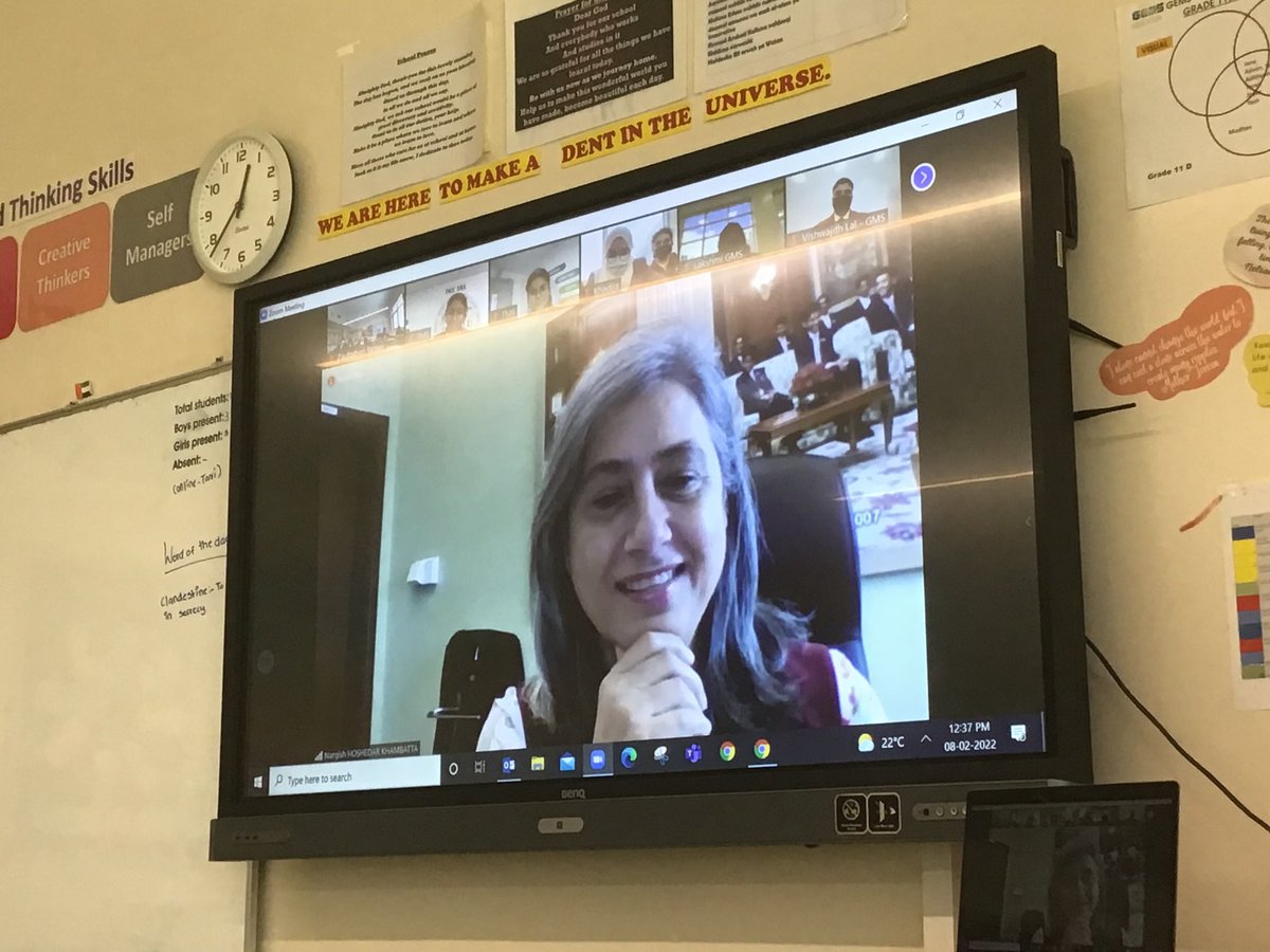 joycezblog's tweet photo. Today we attended an awe-inspiring session in conversation with @KNargish a leader par excellence in the field of education. Ma’am you kept us glued with your inspiring words. My greatest takeaway was never settle for mediocrity.
@ZaufashanT @Fatima_Martin @TeresaRusten https://t.co/vbVytADkij